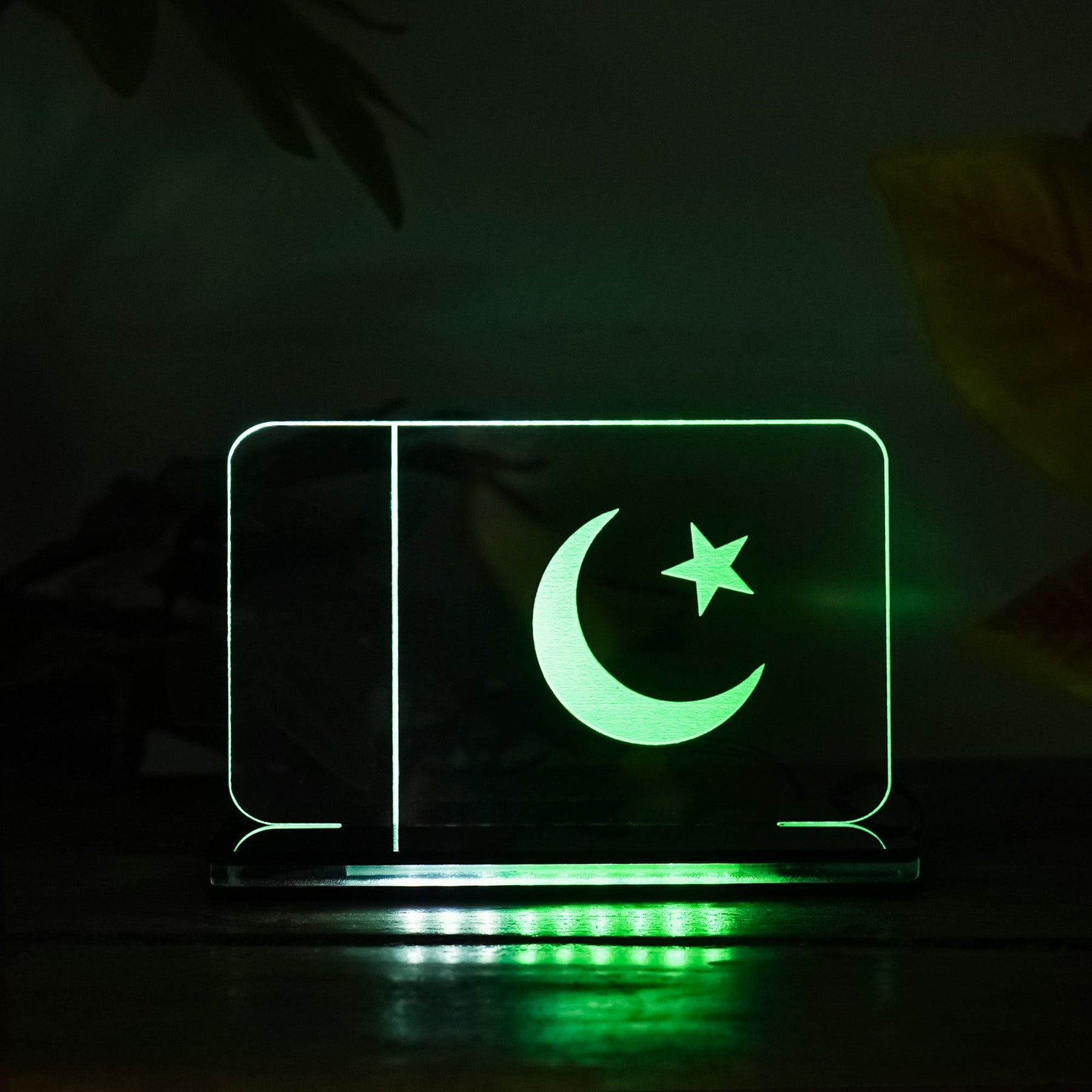 3D LED Acrylic Lamp - Pakistan Flag
