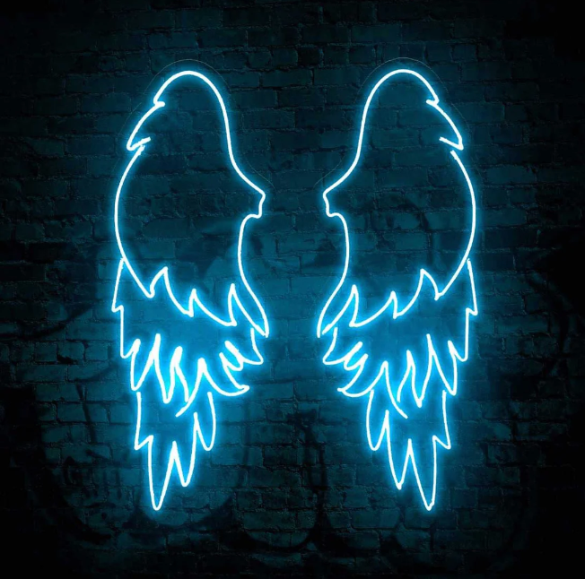Angel Wings (Pair) Neon Sign