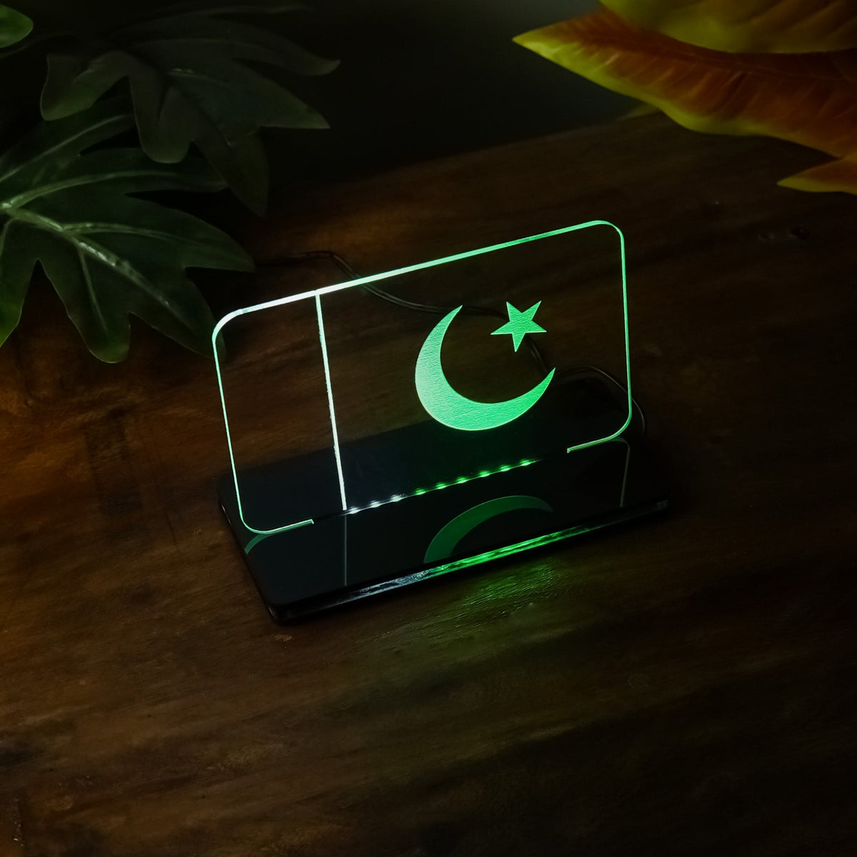 3D LED Acrylic Lamp - Pakistan Flag