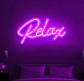 Relax Neon Sign