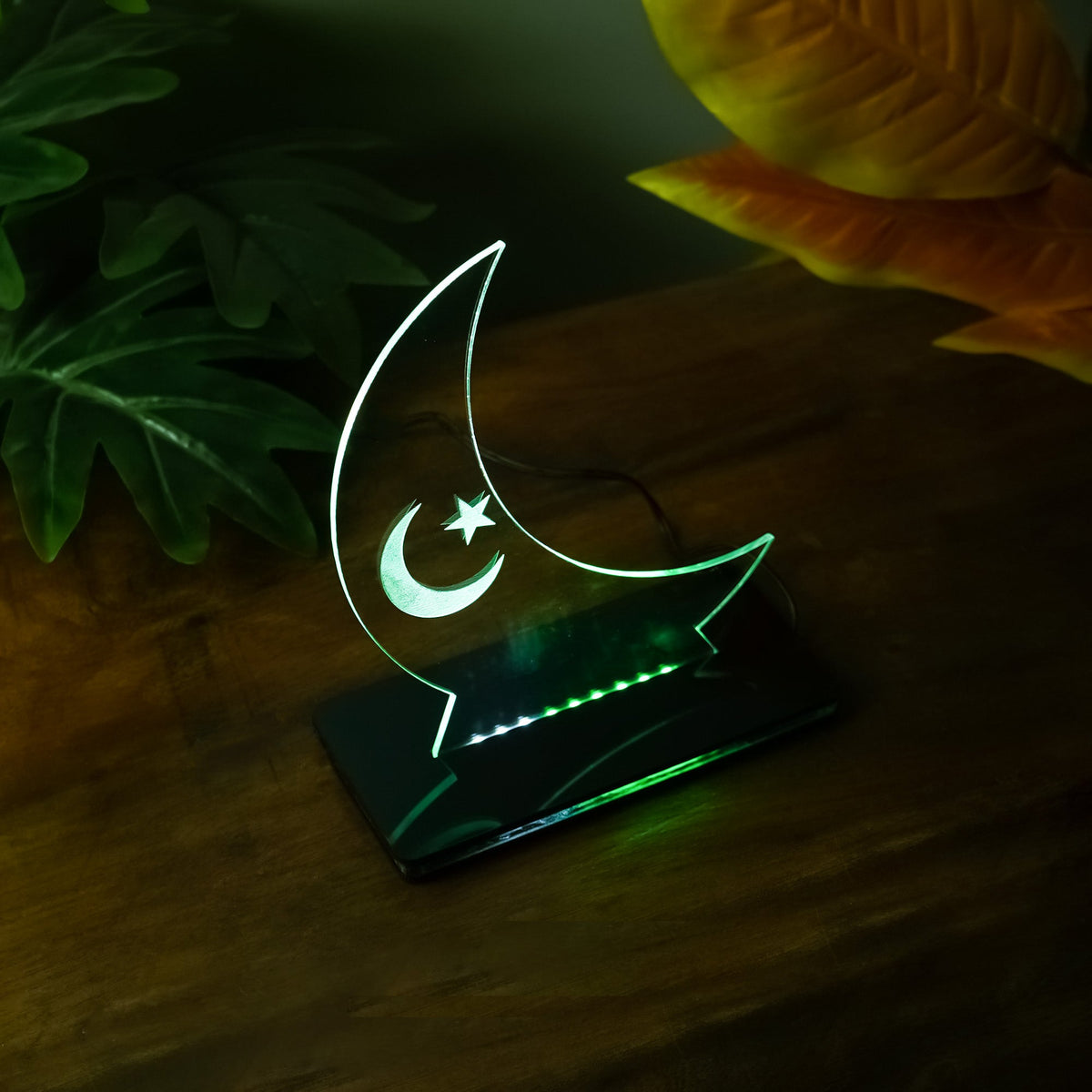 3D LED Acrylic Lamp - Moon & Star