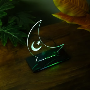 3D LED Acrylic Lamp - Moon & Star