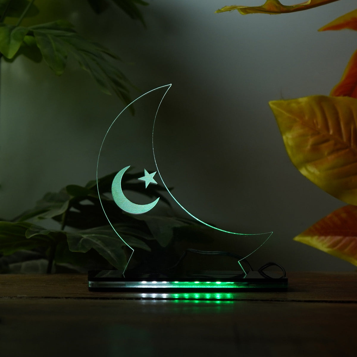 3D LED Acrylic Lamp - Moon & Star