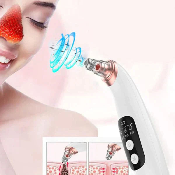 6 In 1 Imported Original Rechargeable Blackhead Remover Suction Machine