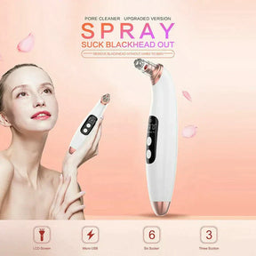 6 In 1 Imported Original Rechargeable Blackhead Remover Suction Machine