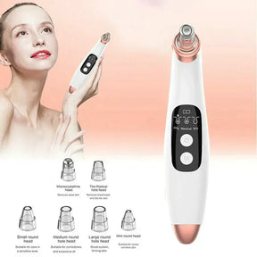 6 In 1 Imported Original Rechargeable Blackhead Remover Suction Machine