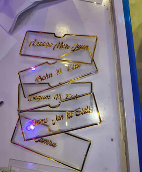 Premium Acrylic Eidi Envelope / Haq Mahar Envelop