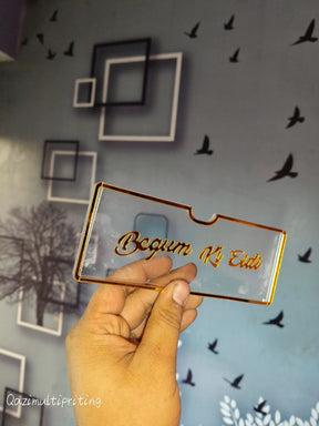 Premium Acrylic Eidi Envelope / Haq Mahar Envelop