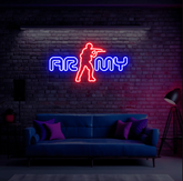 Army Neon Sign