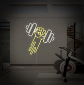 Dumble in Hand Neon sign